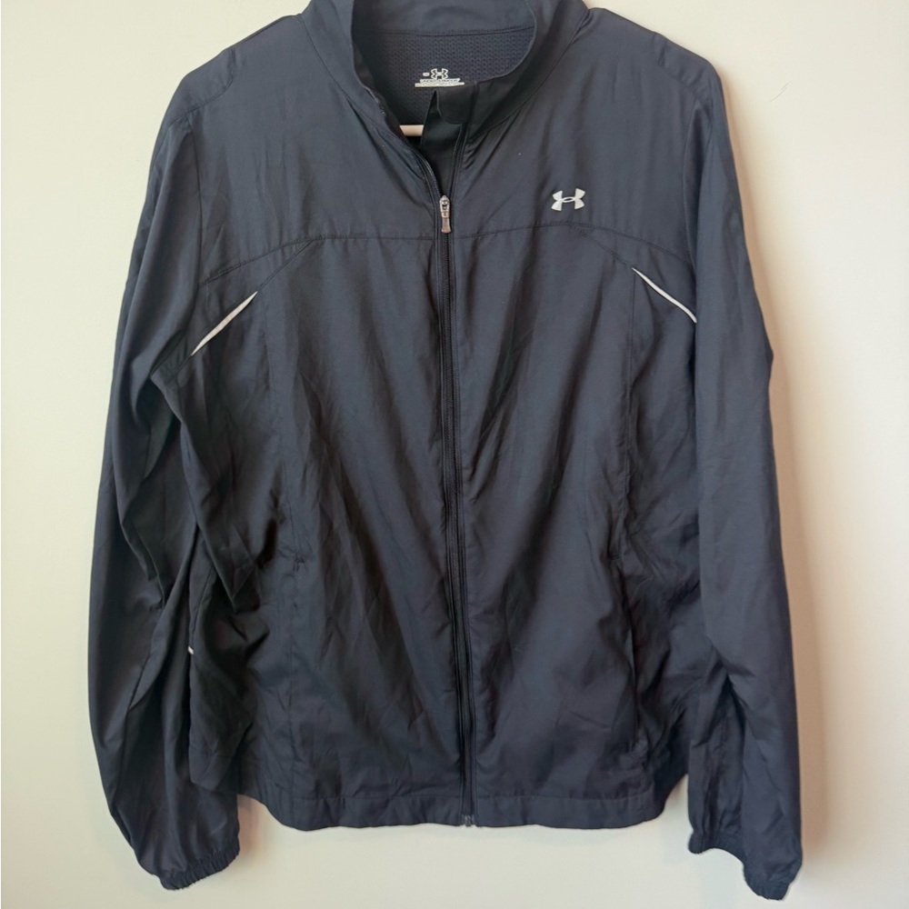 Under Armour Black Windbreaker size large women’s